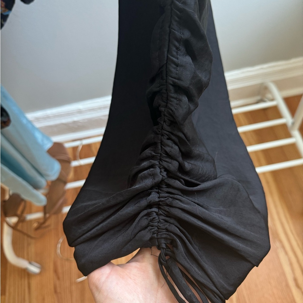 Free people intimately satin/ silk ruched sides slip dress